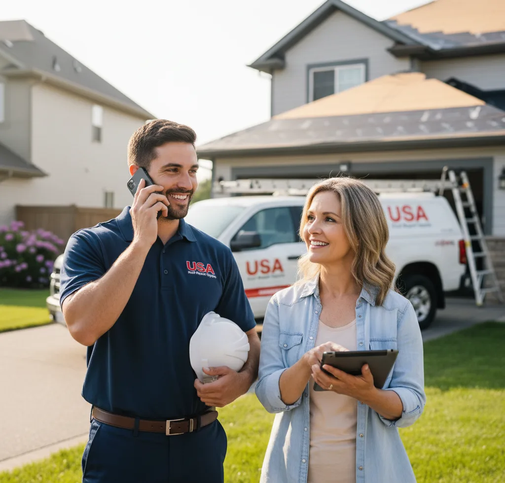 USA Roof Repair Experts customer support in Lovell